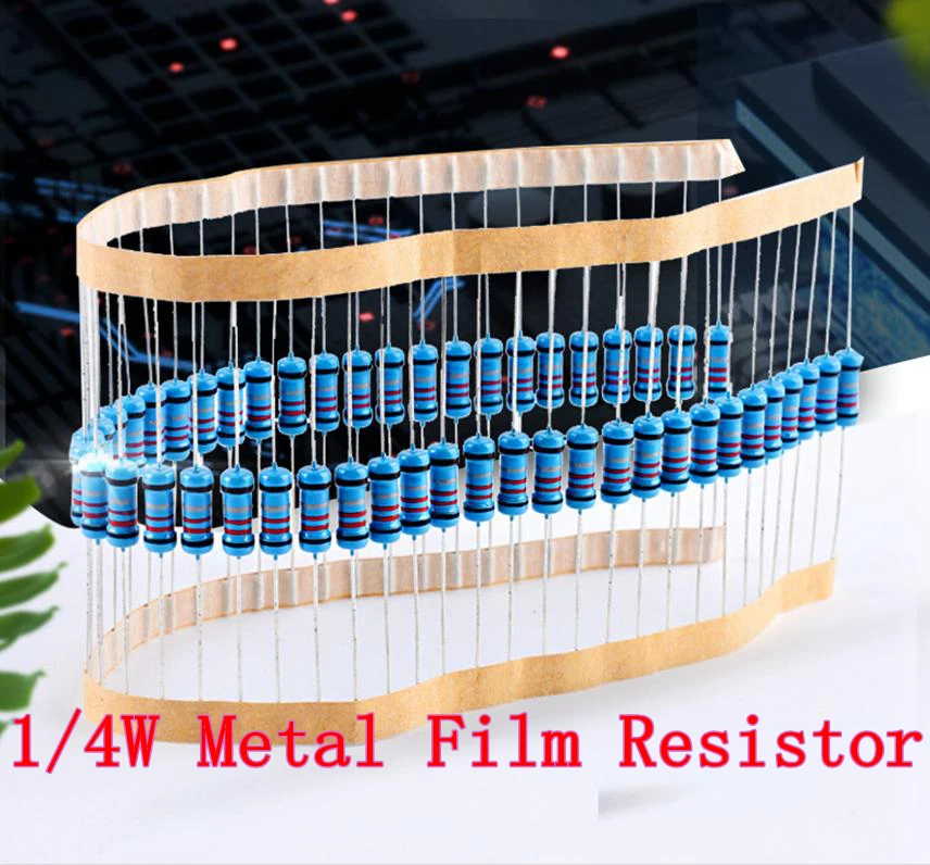 (100 бр.) метален филмът резистор 330 Ома 1/4 W 330R 330 Ома 0,25 W 1% ROHS