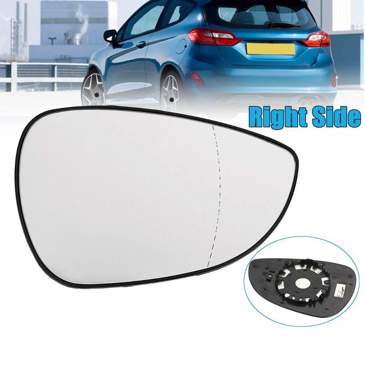 2 елемента За Лявото, на Дясното Огледало за обратно виждане във Формата на Крило, Обектив, Стъкло за Ford Fiesta Mk7 2008-2017