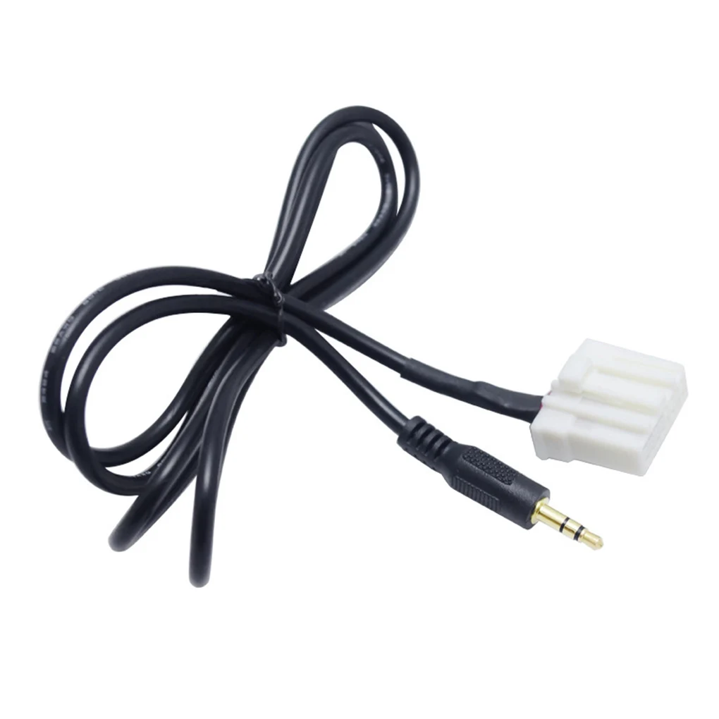 3-5 мм Черен Входен кабел аудиоадаптера B70 AUX за Mazda 2 3 5 6 MX5 RX8 2006 Жак за MP3 CD-чейнджър