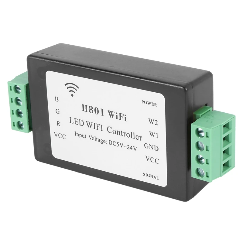 3X H801 RGBW led контролер Wi-Fi Led контролер RGB DC5-24V Вход за 5050 2835 3528 SMD led ленти Light Tape Лентата