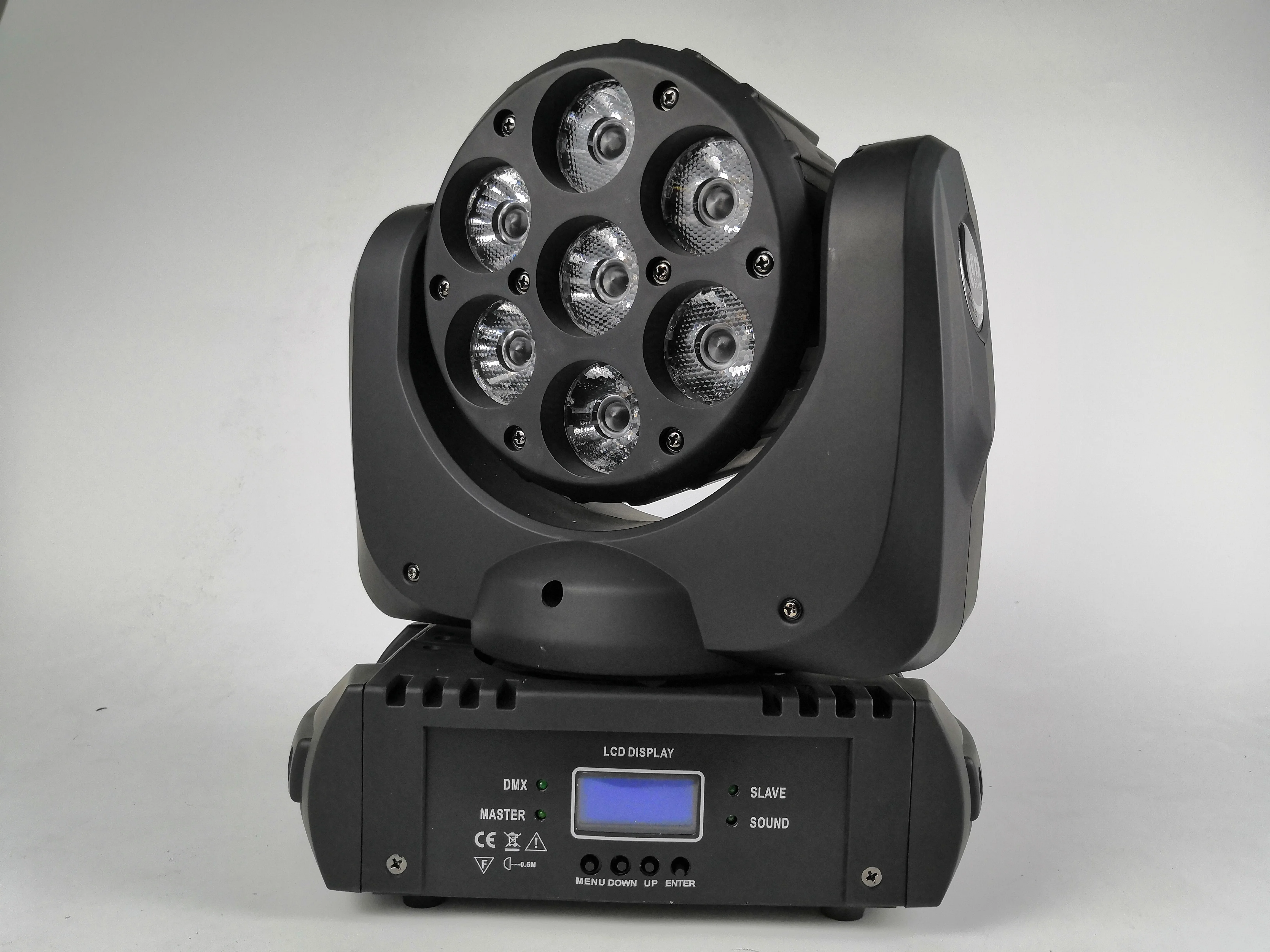 8 бр./лот, висококачествена професионална дискотека Varytec RealBeam, панорамен лампа 7X15 W, RGBW, led движеща глава