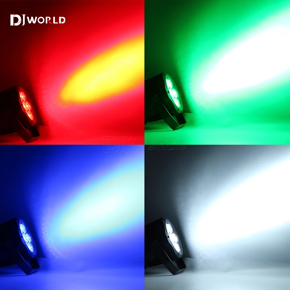 8ШТ 7x18 W Водоустойчива led Номинална Светлина RGBW + UV 6в1 Открит IP65 Алуминий DMX Панорамен Ефект на Светлината за DJ Дейности, Партита, Сватба