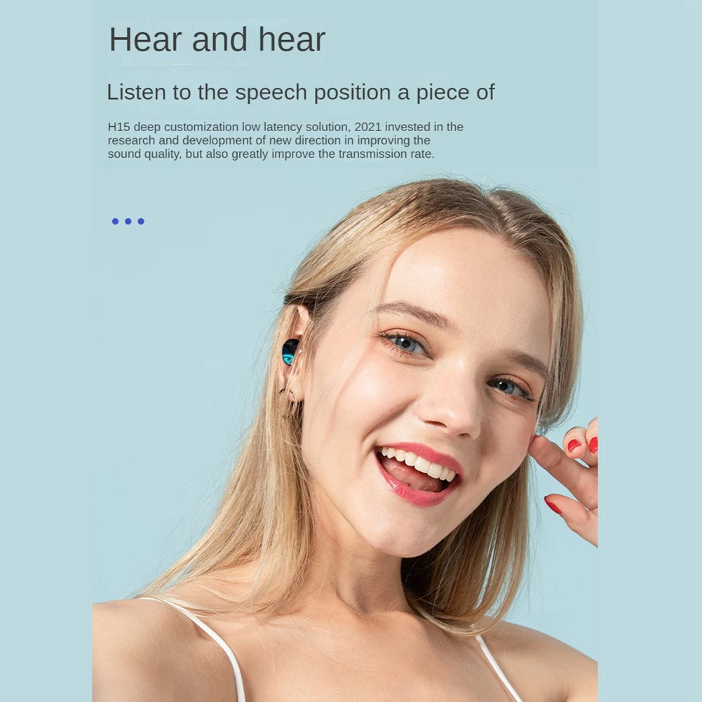 Bluetooth слушалка S10Pro TWS Двустранен стереосенсорная Bluetooth слушалки 5.2 с цифров дисплей 2200 mah, зарядно устройство ще захранване на скоростната бял цвят