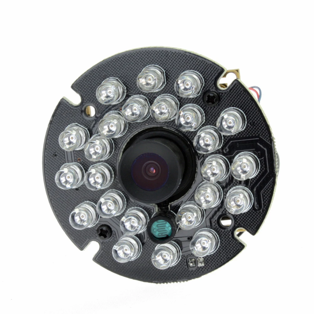 ELP за Нощно виждане Инфрачервена 850nm DC 5V 24pcs IR LED Такса за USB видео камери за наблюдение