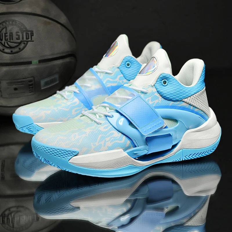 H-G869 New Pro. Мъжки баскетболни маратонки с възглавници, спортни обувки за тренировка във фитнес зала, подходяща за чорапи мъжки обувки за баскетбол ForMotion