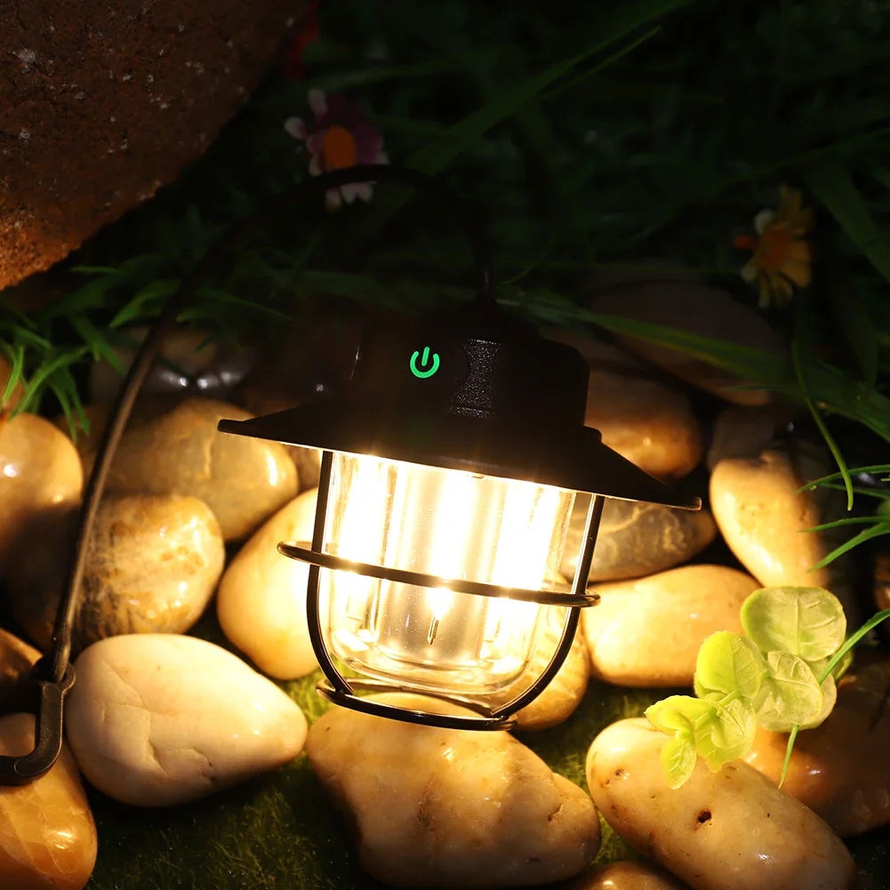 Led Лаптоп Лампа IPX4 Водоустойчив Окачен Разсеяна Светлина Type-C Зареждане Кемпинговый Фенер 4 Предаване С Плавно Затъмняване за Риболов, Барбекю