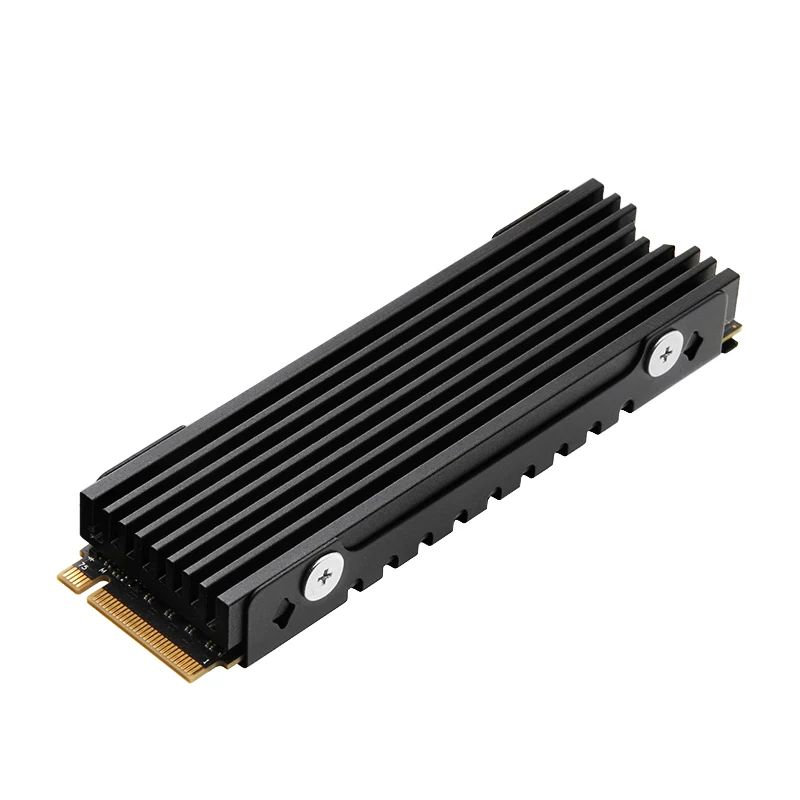 M. 2 2280 SSD охладител NVME NGFF SSD охладител Охладител от устойчиви на топлина от алуминиева сплав със силиконова подложка за игра конзола PS5