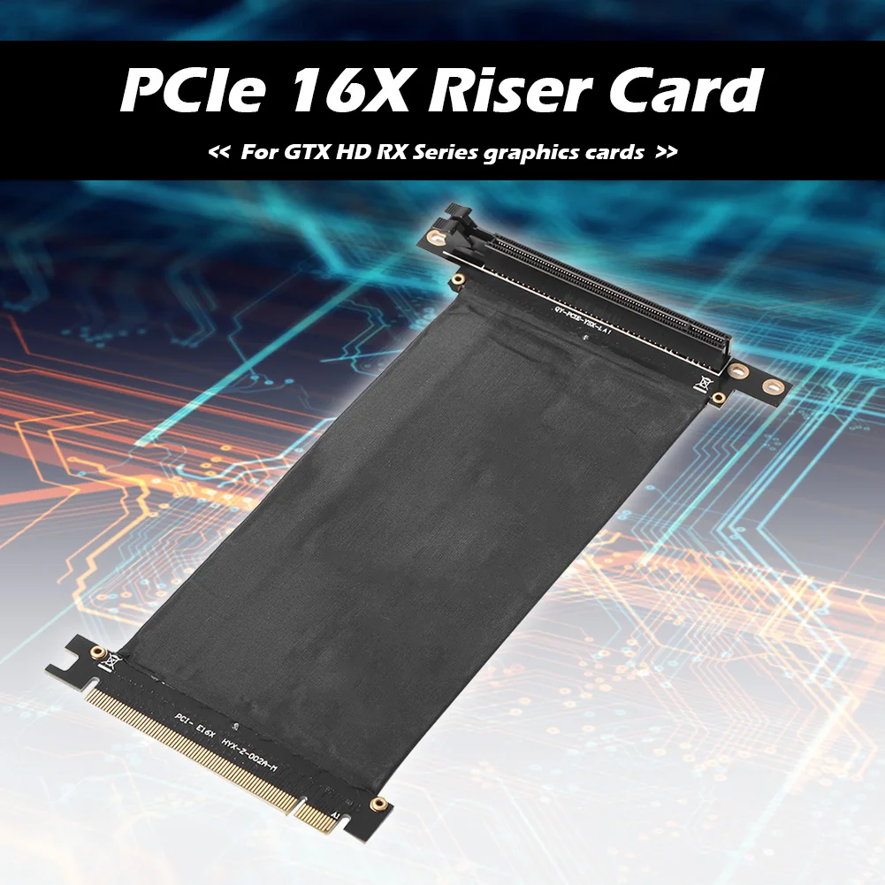PCIe PCI Express 3.0 от до 16X 16X Удлинительный кабел 90-градусная гъвкава такса Странично Карта