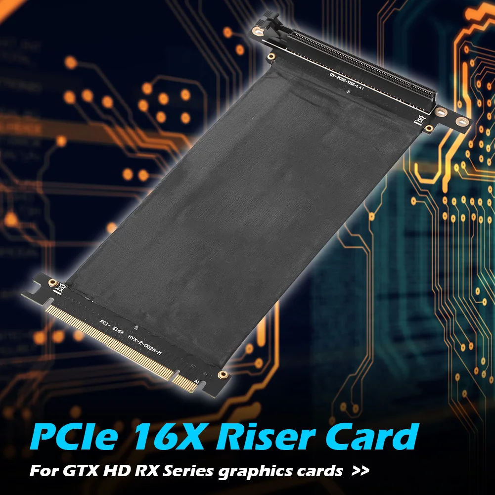 PCIe PCI Express 3.0 от до 16X 16X Удлинительный кабел 90-градусная гъвкава такса Странично Карта