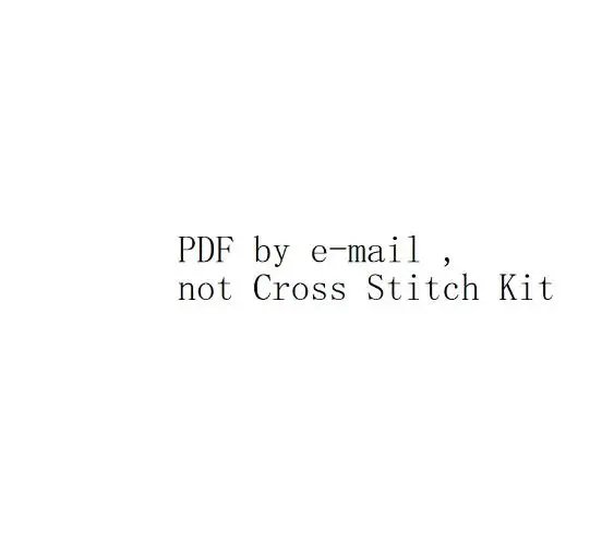 PDF файлове по електронна поща Продава се комплект за бродерия на кръстат бод 2-16 парчета, електронно ръкоделие за изготвяне на кръстат бод