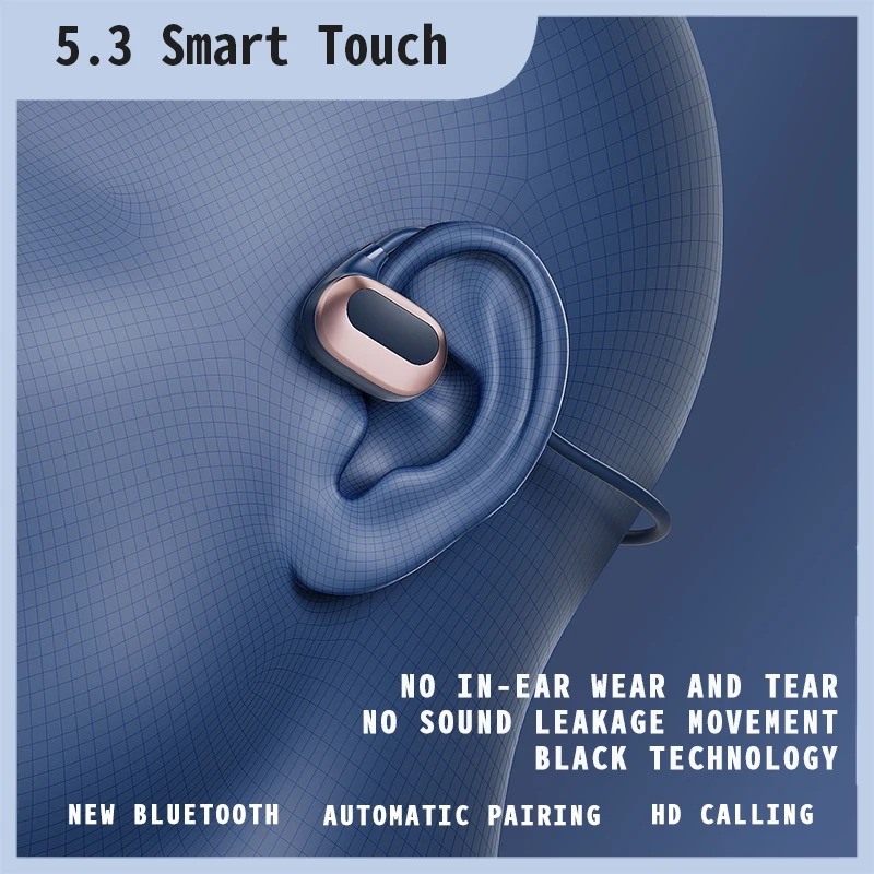 Smabat X3, Нов темперамент, костната проводимост, Bluetooth слушалка, не в ухото, врата, виси на ухото, игра за слушане, защита от пот, спортни разговори