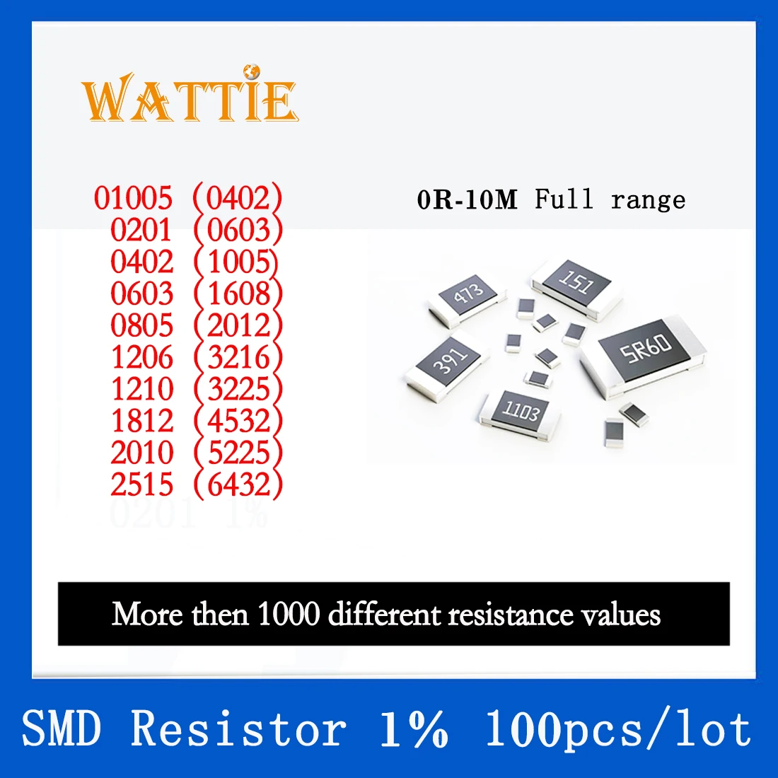 SMD резистор 0603 1% 0.01 R 0.012 R 0.013 R 0.015 R 0.016 R 0.018 R 0.02 R 100 бр./лот микросхемные резистори 1/10 W с ултра ниски стойност на съпротива