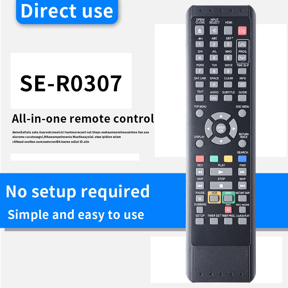 ZF се прилага към нов оригинален дистанционно дистанционно управление SE-R0307 за DVD-видеоплеера TOSHIBA