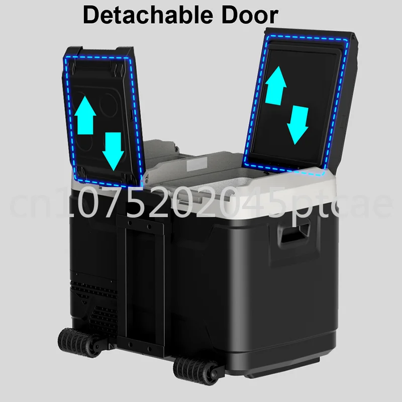 Автомобилни хладилници за къмпинг Малки мини-хладилници за употребявани автомобили По поръчка 12V 24V OEM-охладител черен цвят
