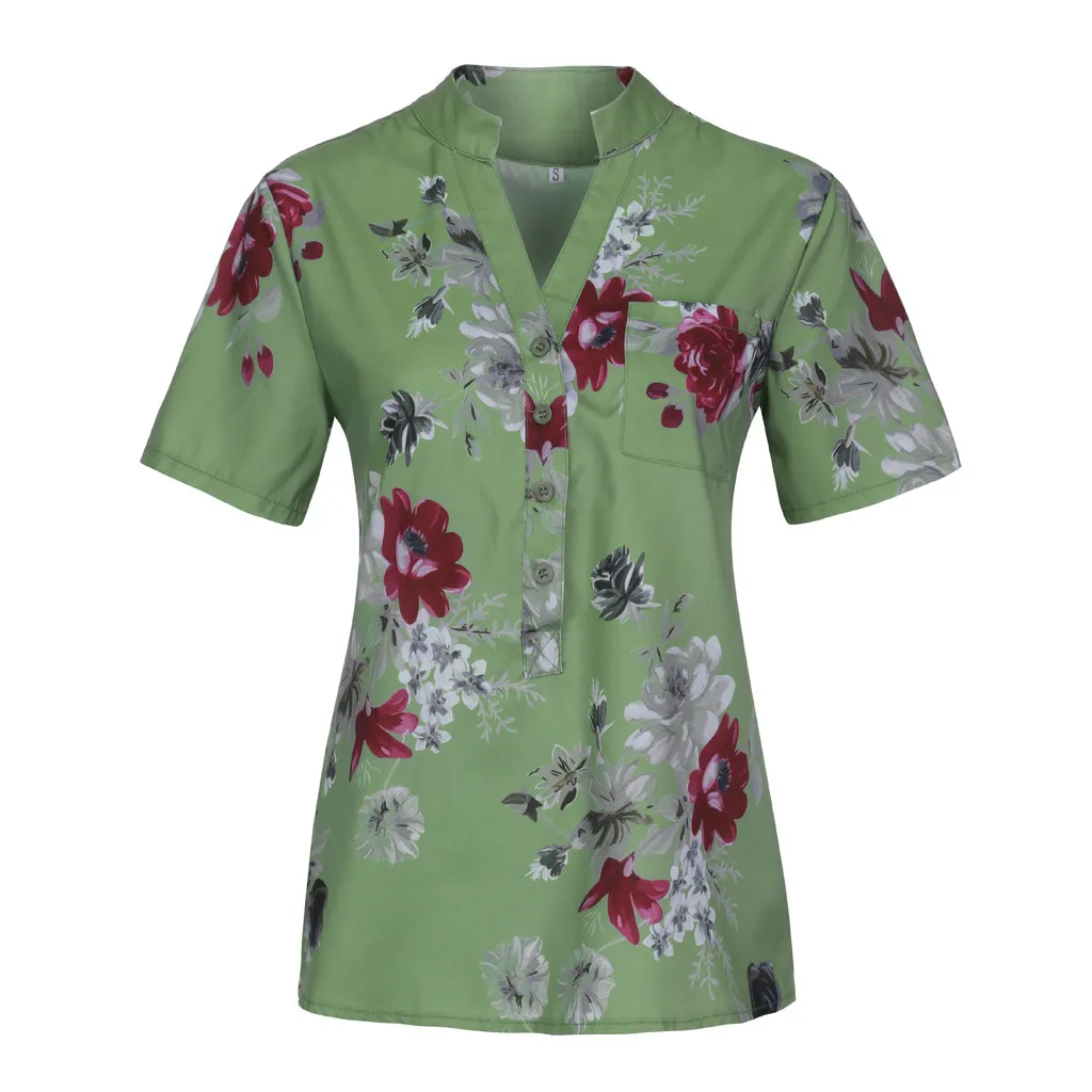 Дамски ежедневни ризи с дълъг ръкав, однотонная приталенная блуза, Тениски, Дамски Градинска облекло, Блузи с покет принтом, всеки ден е пролет-есен