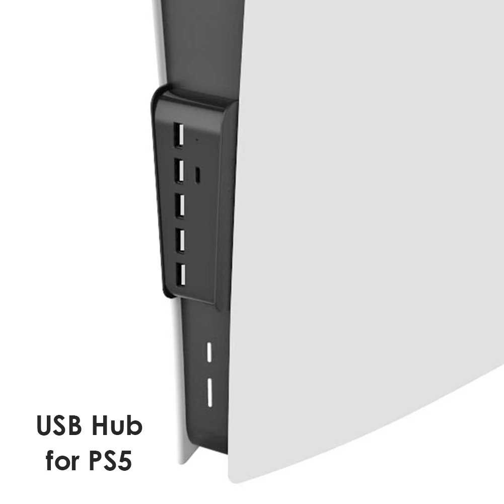 За PS5 USB hub 6 в 1, удължител, център, адаптер за PlayStation 5 Digital Edition