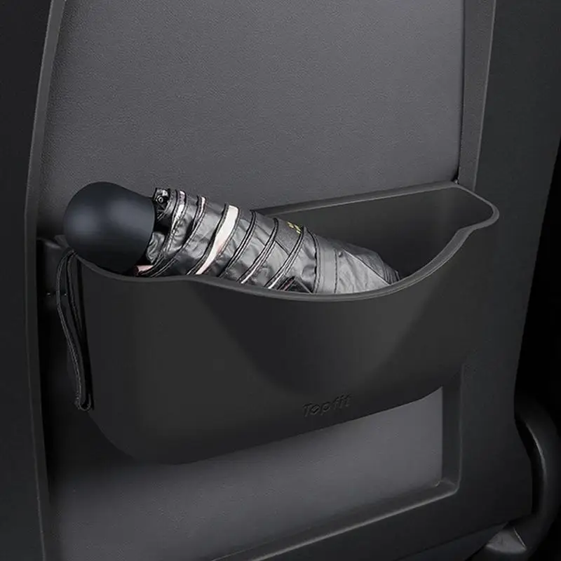 За Tesla Model 3 Y Силикон авто торба за боклук, водонепроницаемое кофа за боклук, фланец Висящ джоб на задната седалка, Удобен джоб за съхранение