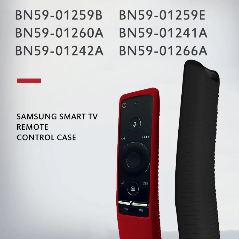 Защитен Калъф Силиконов Дистанционно Управление Защитен Калъф за Samsung BN59-01259B BN59-01260A BN59-01242A Smart TV