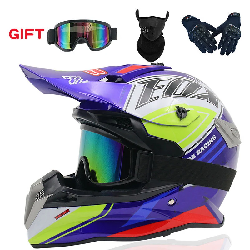 Изпрати подарък от 3 теми на мотоциклет мъжки женски каска детски офроуд каска велосипеден спускане AM DH cross каска capacete за мотокрос casco