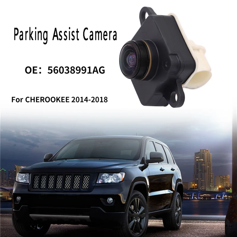 Камера за помощ при паркиране Заменя камера за обратно виждане за Jeep Cherokee 2014-2018 56038991AG