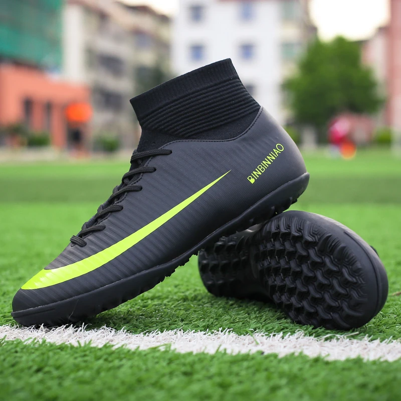 Качествени футболни обувки Mbappé, здрави, леки и удобни футболни обувки за улично футзала, Маратонки Размер 35-45 Едро