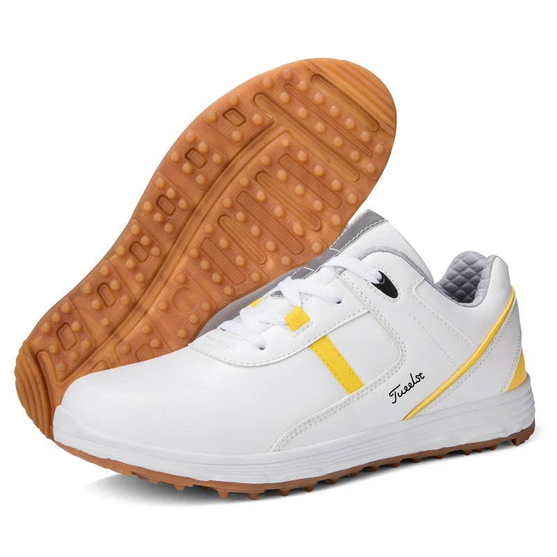 Кожени обувки за голф, Мъжки и женски удобни маратонки за голф, обувки за тренировки на открито, Нескользящие маратонки за ходене, обувки за голф