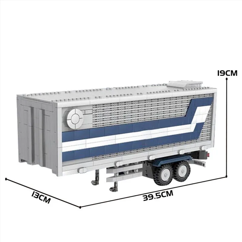 Комплект за ъпгрейд на треньора Pobot Prime 77036 Трейлър 10302 Блок, технически камион, Оръжеен склад, Трансформацията строителен конструктор