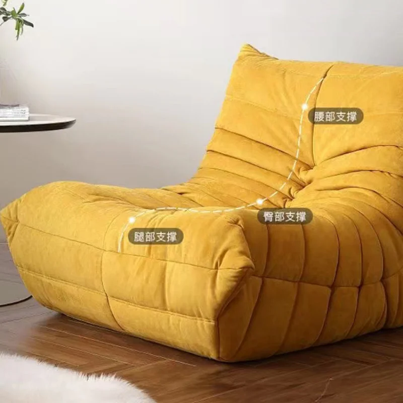 Красив външен диван-копие на дивана за уютна всекидневна, мебели за сядане, Шезлонг, Единична Мързелив шезлонг
