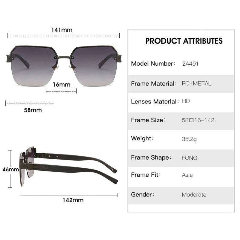 Модни Мъжки и Дамски Поляризирани очила в Рамки, Нови, Дамски, Стилни и Качествени Слънчеви очила, Пъстри Дамски Слънчеви Очила 2A491