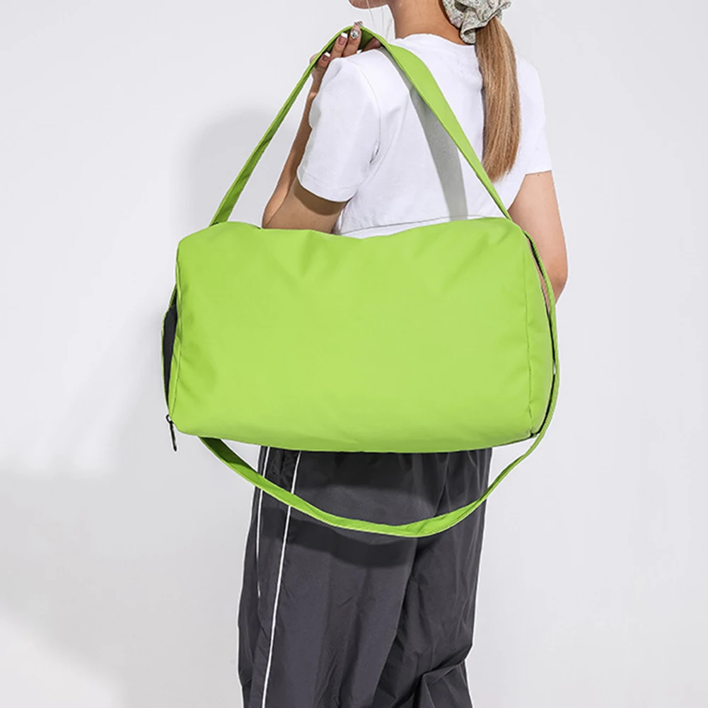 Мъжка чанта през рамо за йога, Голямо Голям Ежедневна чанта за упражнения, водоустойчив с отделение за обувки, однотонная лесна градинска чанта