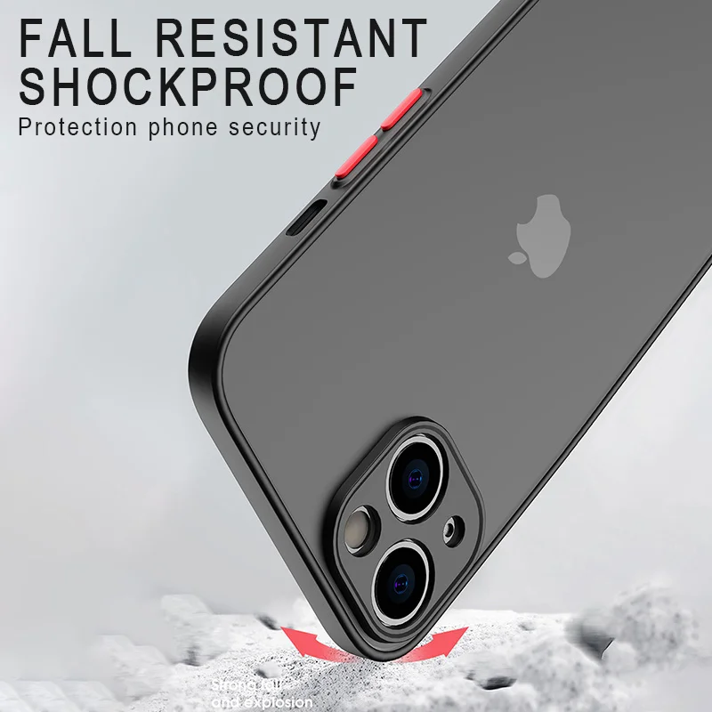 Напълно Защитен Калъф за вашия телефон 13 12 11 14 Pro Max Mini Луксозен Мек Силикон устойчив на удари Калъф за iPhone X XS Max XR 6 7 8 Plus SE