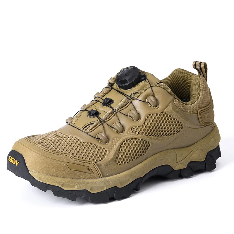 Нова градинска мъжки Военен тактически обувки със система за връзване, Dr. военни обувки за Пустинята, мъжки маратонки за бързо реагиране, Ловни туристически маратонки