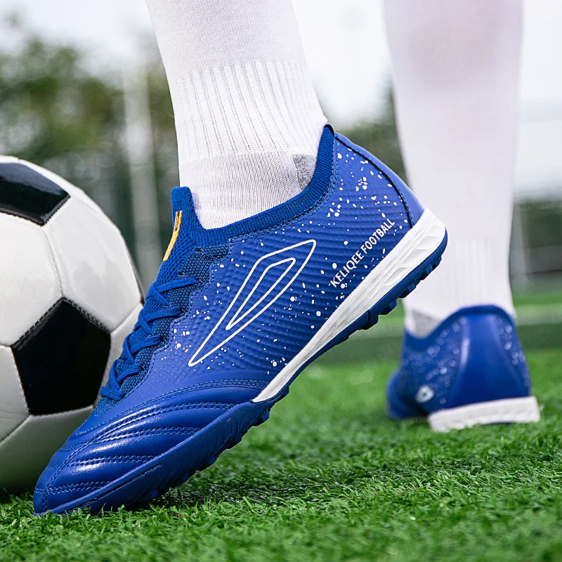 Нови футболни обувки, мъжки професионални спортни обувки за помещения, устойчива на плъзгане тренировочная висококачествени Дишащи обувки 2023