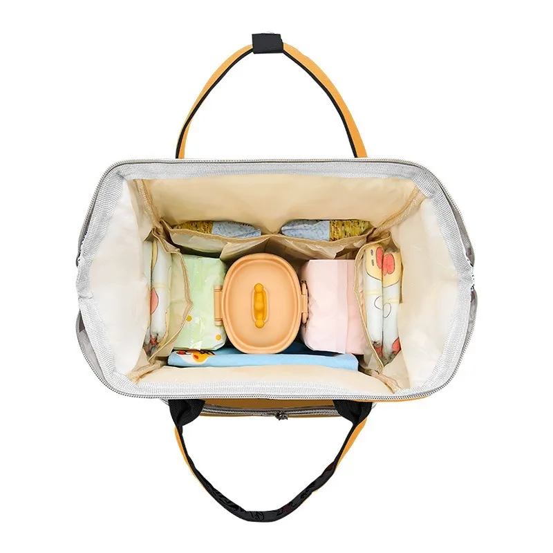 Обновете модерен раница за майки за гледане на дете, многофункциональную женска чанта през рамо с голям капацитет, лек портативен чанта