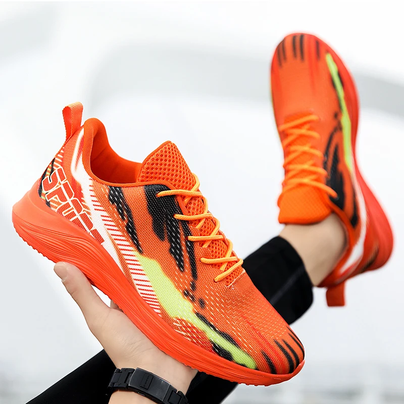 Оригинални мъжки обувки, дишащи Меш ежедневни мъжки маратонки, Удобни леки нескользящие маратонки за спорт на открито, Мода 2023 година