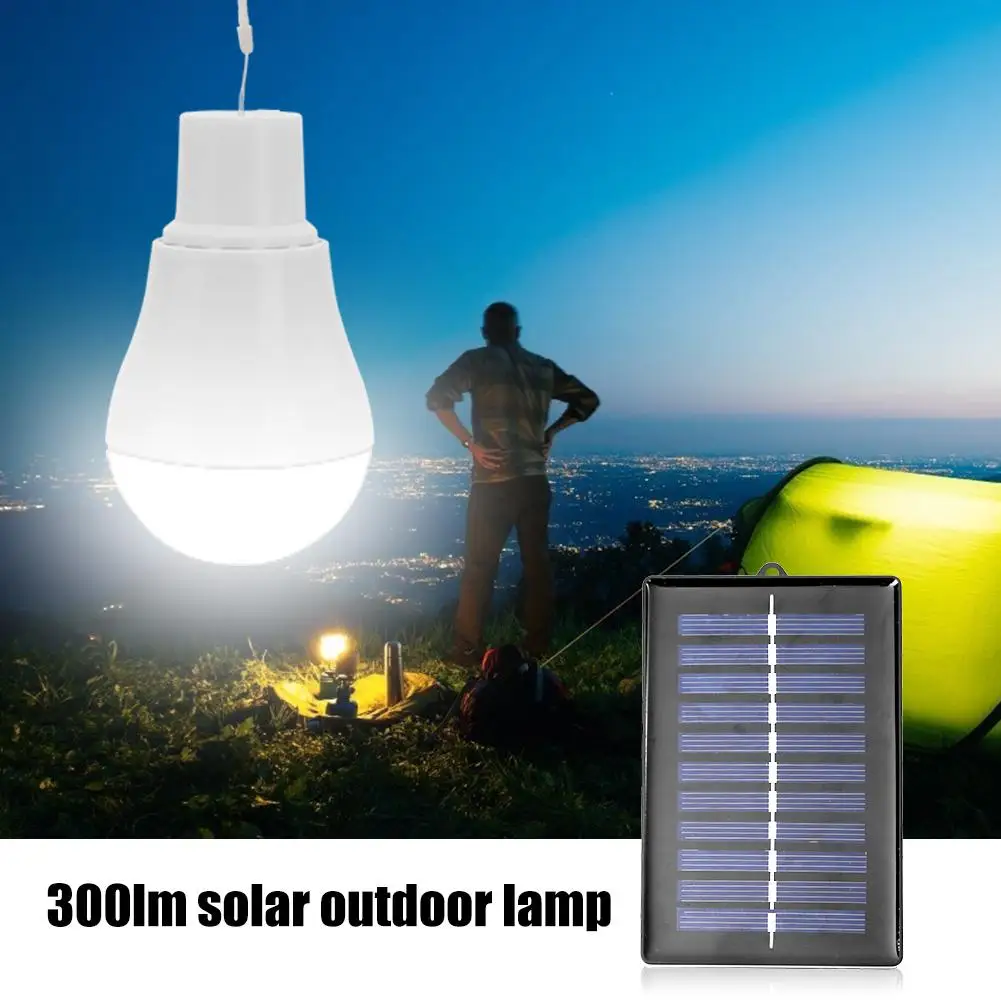 Преносима градинска лампа със слънчева енергия 5V 15W 300LM с ниска консумация на енергия