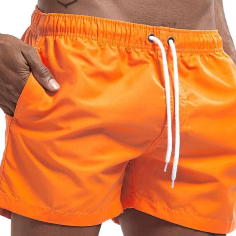 Размер на Летните Мъжки Плажни панталони на Свободен Размер, бързо съхнещи ежедневни панталони, могат да бъдат с подводна подплата, Плувни панталони