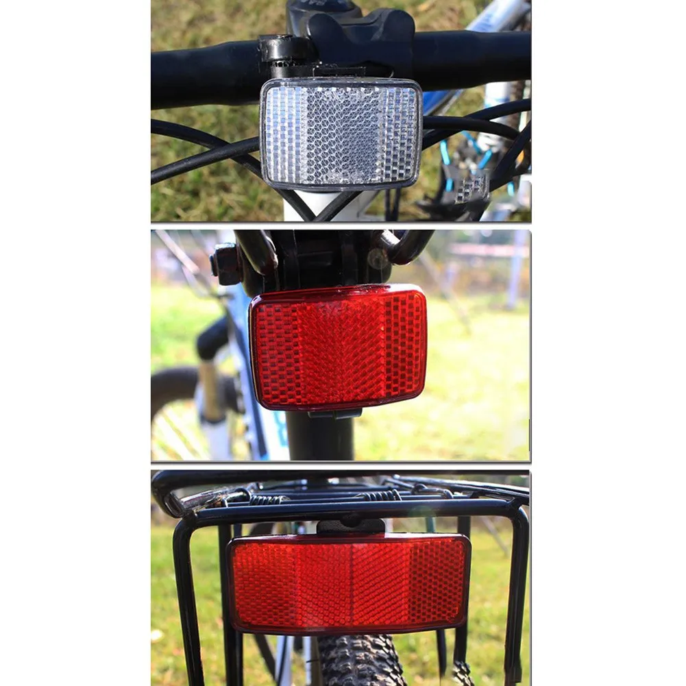 Рефлектор за нощно каране на велосипед Рефлектор за нощен рафтове Комплект Рефлектори на Предупредителен фолио, ABS Скоби Аксесоари Здрав