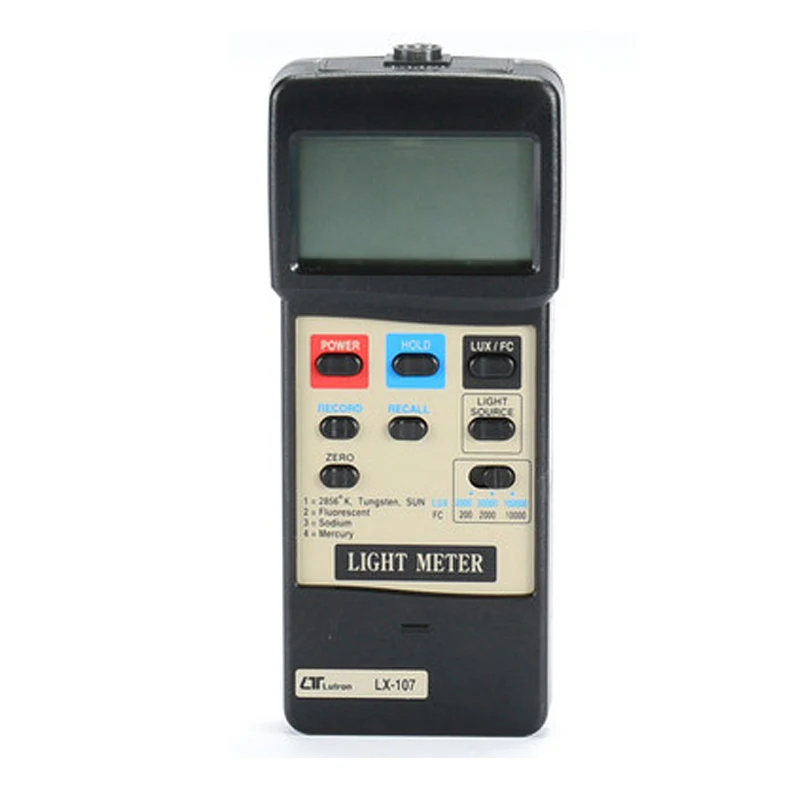 Ръчно фотометр с паметта LUTRON LX-107 LX107, Интелигентна машина за висока точност цифров иллюминометр