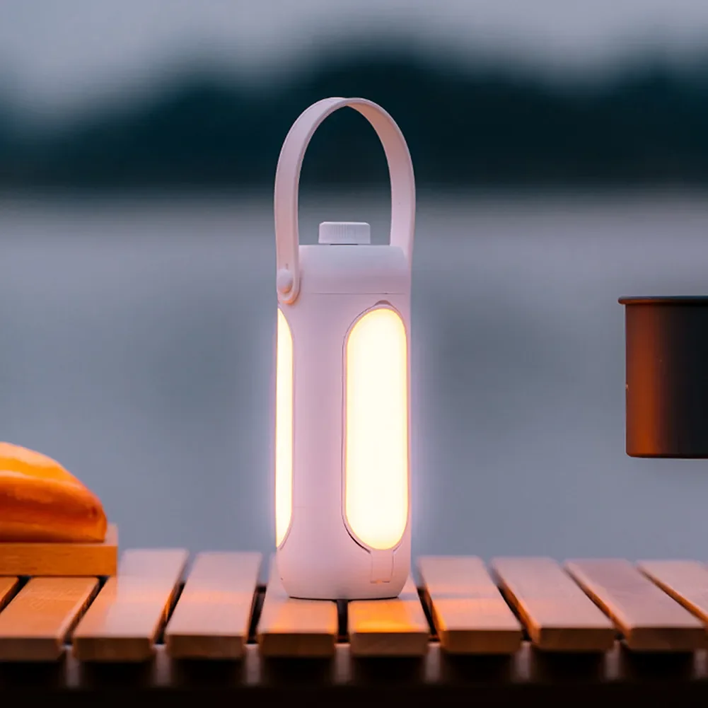 С Кемпинговый Фенер LED Type-C USB Зареждане Сгъваем Нощна Лампа с Гладка Затъмняване IPX4 Водоустойчив за Външна Градина у Дома