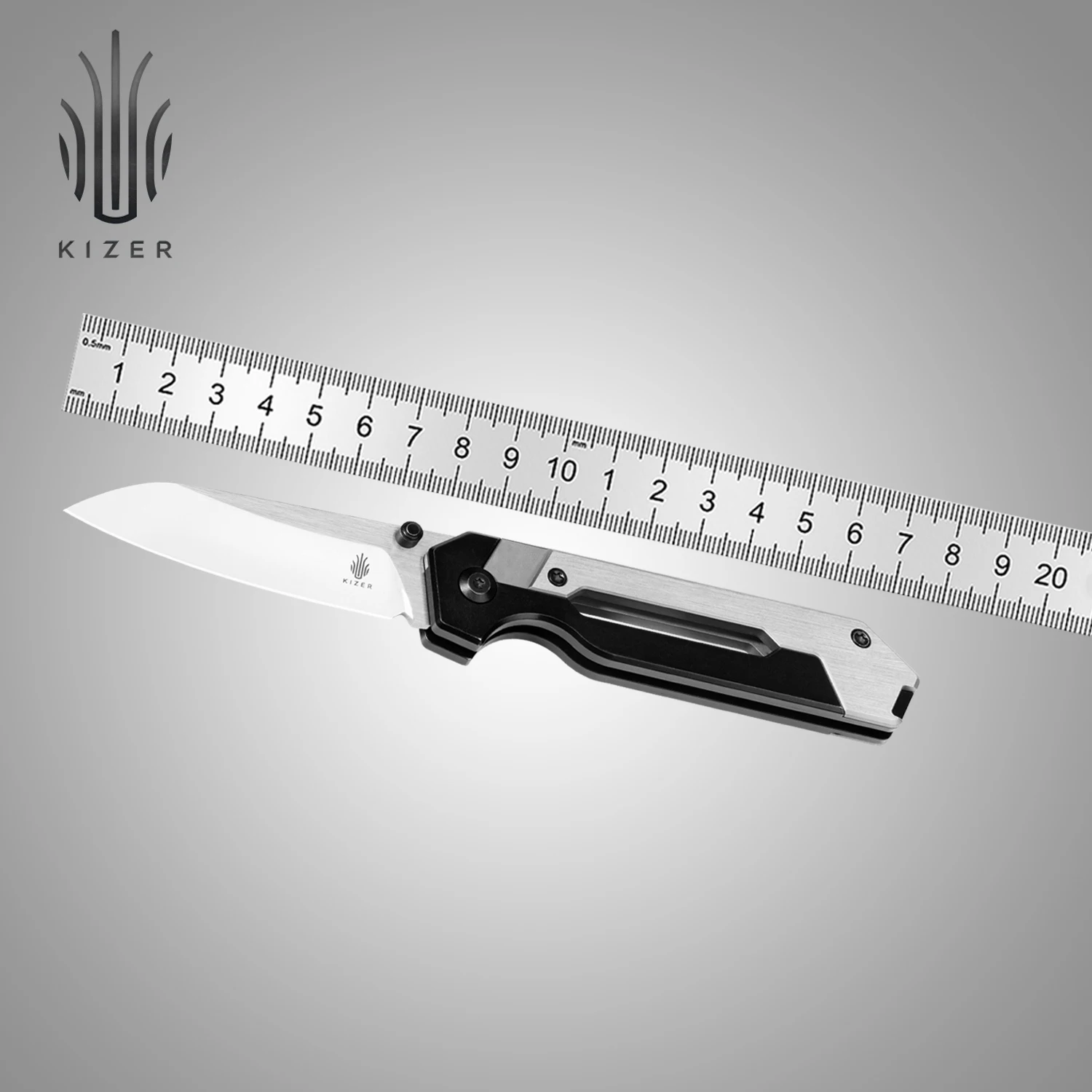 Сгъваем Джобен нож Kizer Ki3632A1/A2/A3 Hyper 2023 10th Anniversary с дръжка от алуминий/титан с Нож ЕРП от стомана S35VN/Elmax