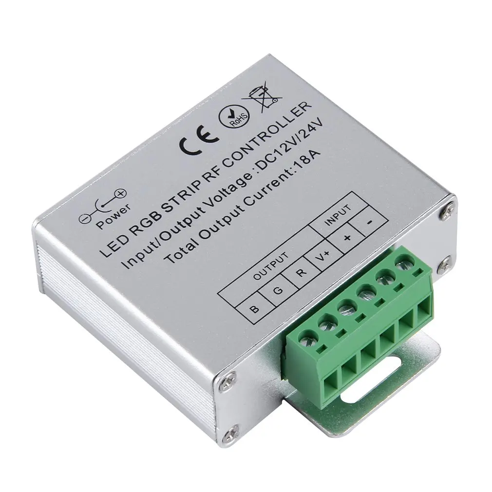 Сензорен RGB контролер DC12V 24V Безжична led контролер RF Тъчпад Led Димер RGB с дистанционно управление