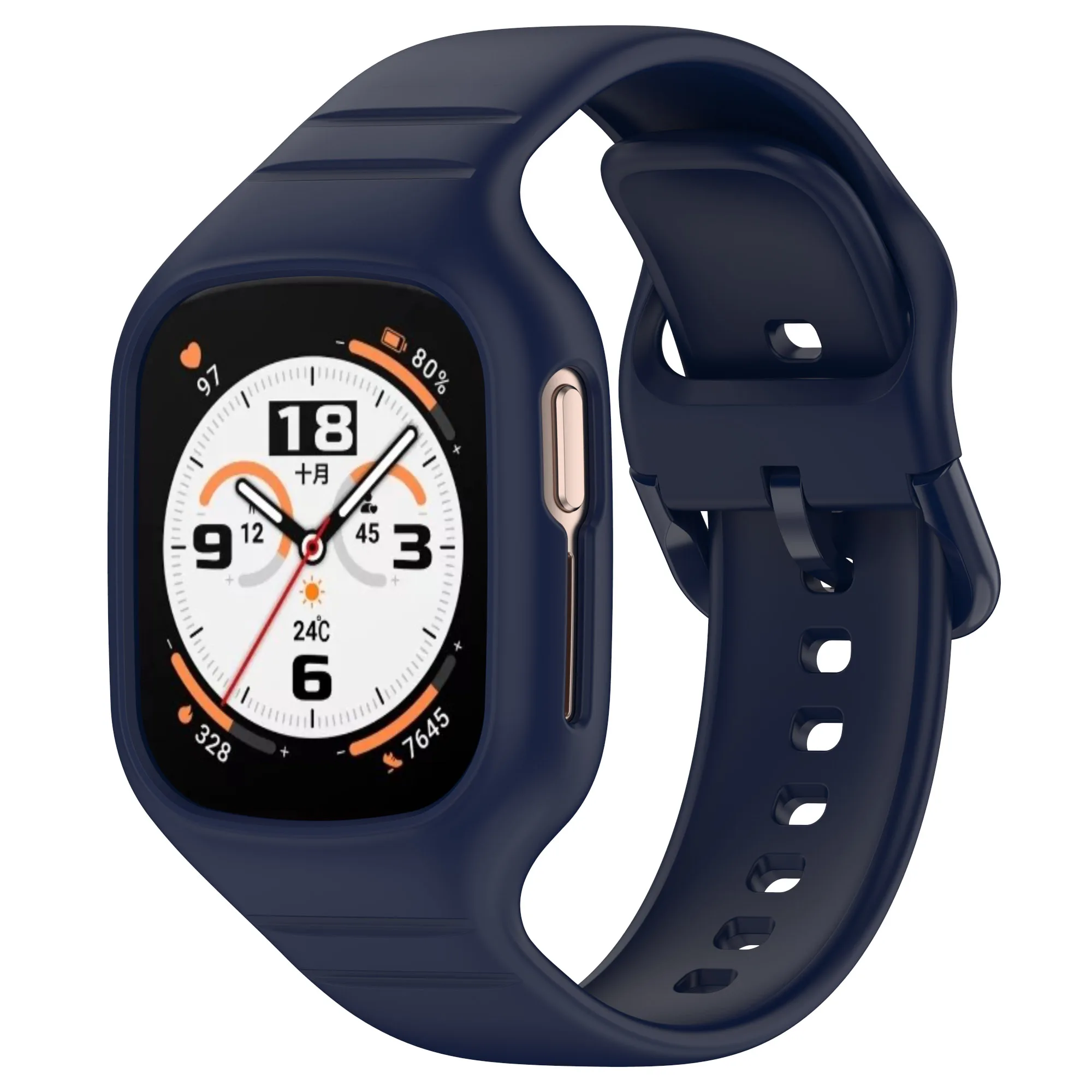 Силиконов ремък за часа и калъф за Честта Watch 4 Каишка за часовник Гривна за Честта Watch 4 Sport Подмяна на correa