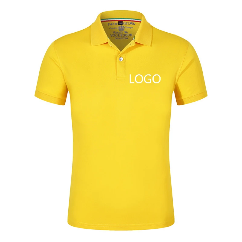 Създаване на лого 2023 Модерен Мъжки Нов Висококачествен Памучен Риза с къси ръкави от Висок клас, Луксозни Най-Годишният Случайни Ревера С Къс Ръкав