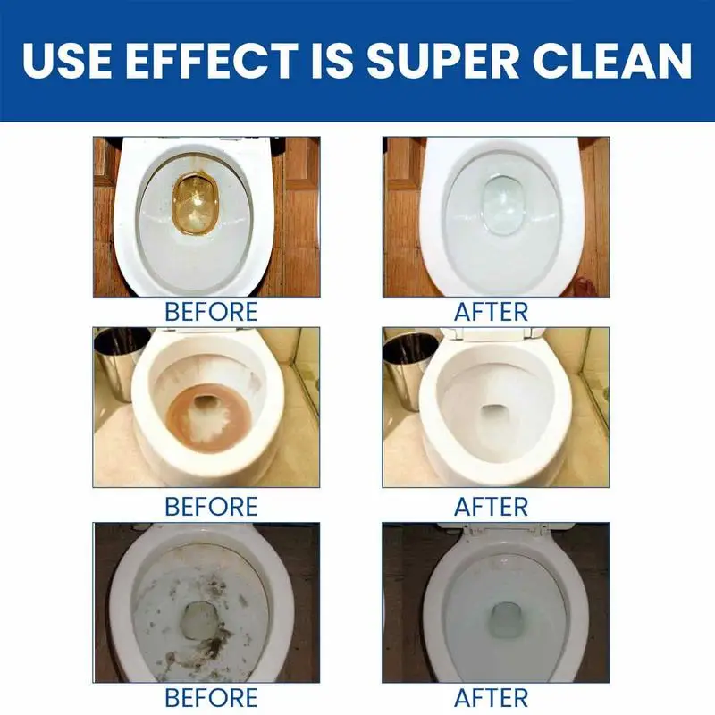 Таблетки за почистване на тоалетната чиния 10 бр. Концентрирани почистващи таблетки За Тоалетна на Трайни Автоматични Почистващи Тоалетни За