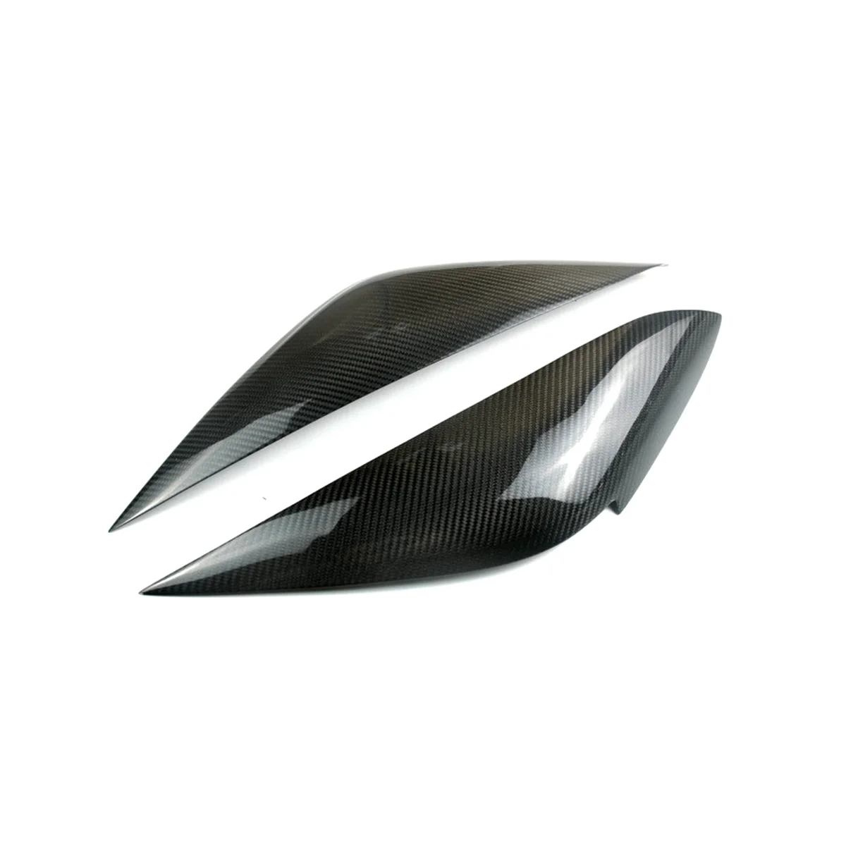 Тампон на Предния фаро от настоящето Въглеродни влакна, тампон за вежди, Стикер за Honda Fit (Jazz 2021 2022