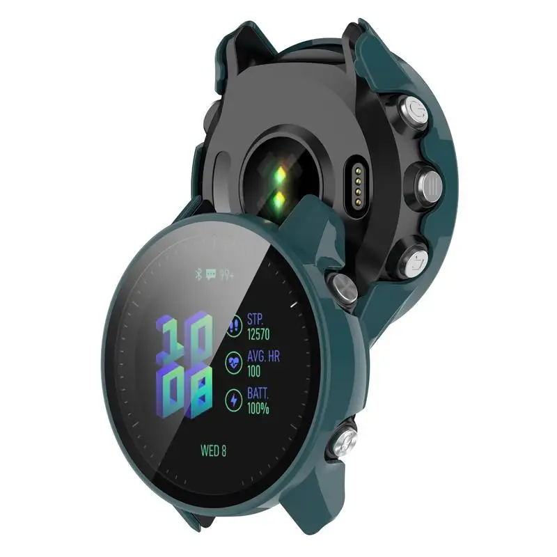 Твърд калъф за вашия КОМПЮТЪР с предпазно фолио от закалено стъкло За Forerunner955 GPS Running Smartwatch Защитен калъф Аксесоари