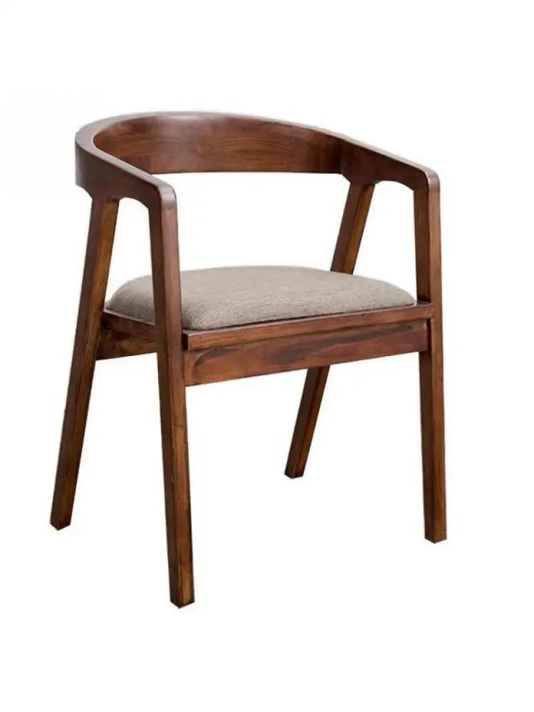 Трапезария стол от масивно дърво скандинавски стол от масивно дърво модерен минималистичен стол за дома, книги, ресторант, чайна, текстилен стол за почивка