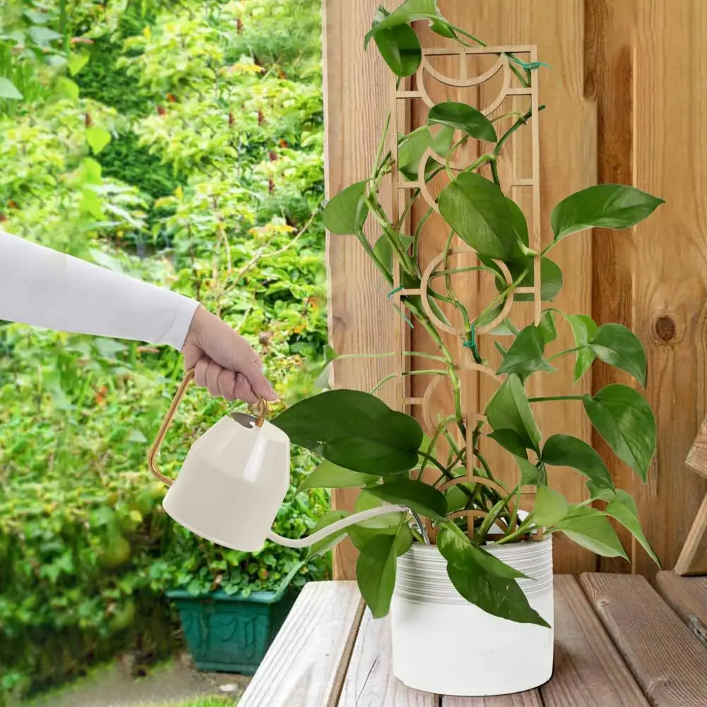 Универсална конструкция с дървена решетка, за растенията, за лесна инсталация в помещения/на открито, идеална опора за увивни растения, градински принадлежности