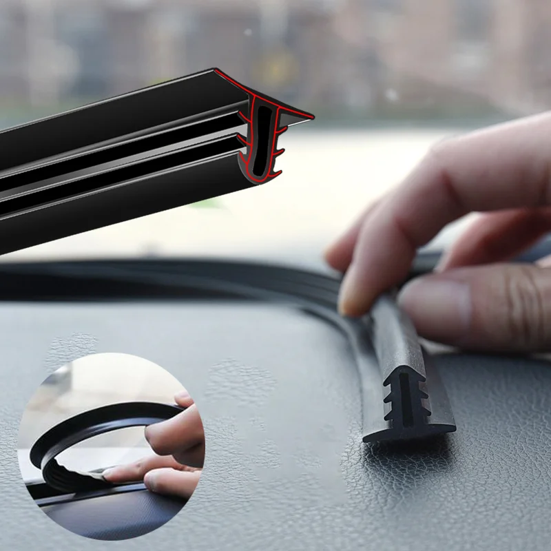 Универсални уплътнителни подложки за арматурното табло на автомобила, звукоизолирани прахозащитен уплътнителни гумени уплътнения за шумоизолация, Аксесоари за интериор на автомобила